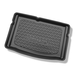 Tapis de coffre adapté pour Volkswagen up! Hayon (09.2011-10.2023) - bac de coffre - protection de coffre voiture - coffre inférieur