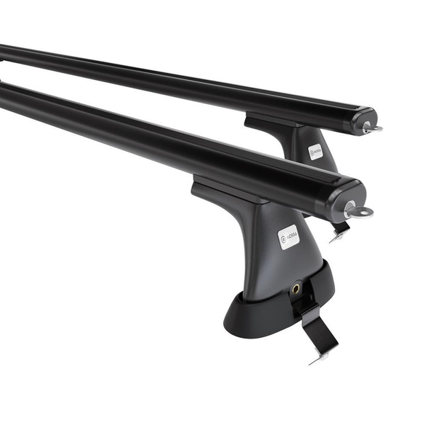 Barres de toit en aluminium adapté pour Ford Mondeo mk V Hayon (2014-2022) - Porte-Bagages de Voiture noir - toit normal