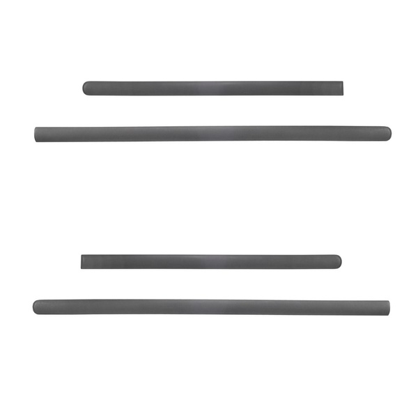 Plaques noires latérales de voiture pour Volkswagen Sharan Van (2010-....)