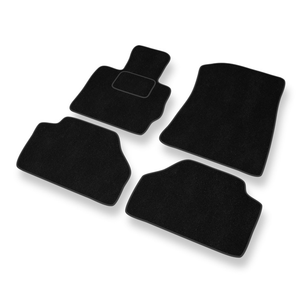 Tapis de Sol Velours adapté pour BMW X4 F26 SAC (2013-2018) - Premium tapis de voiture - noir