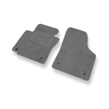 Tapis de Sol Velours adapté pour Skoda Octavia II (2004-2013) - Premium tapis de voiture - gris