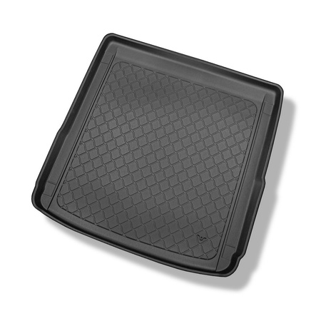 Tapis de coffre adapté pour Audi A4 B9 Avant (11.2015-....) - bac de coffre - protection de coffre voiture - aussi pour les modèles avec des rails de fixation; aussi pour la version Quattro