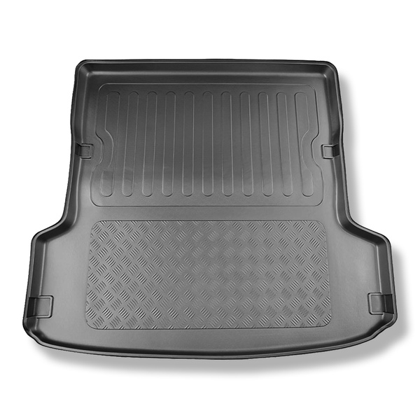 Tapis de coffre adapté pour Kia EV9 SUV (10.2023-....) - bac de coffre - protection de coffre voiture - 6/7 places; derrière 2ème rangée de sièges (3me rangée abaissée)