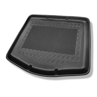 Tapis de coffre adapté pour Ford C-MAX II Monospace (11.2010-06.2019) - bac de coffre - protection de coffre voiture - avec roue de secours à usage temporaire