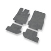 Tapis de Sol Velours adapté pour Mercedes-Benz CL W215 (1999-2006) - Premium tapis de voiture - gris