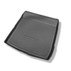 Tapis de coffre adapté pour Volvo S90 Berline (10.2016-....) - bac de coffre - protection de coffre voiture - avec roue de secours à usage temporaire