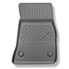 Kit tapis de coffre et tapis de voiture TPE pour: BMW 4 G22 Coupé (10.2020-....) - le bord arrière (au seuil de chargement) à couper