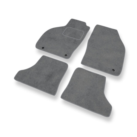 Tapis de Sol Velours adapté pour Saab 9-3 I (1998-2002) - Premium tapis de voiture - gris