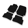 Tapis de Sol Feutres adapté pour Renault Clio III Estate, Hayon (2005-2013) - tapis de voiture - noir