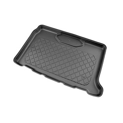 Tapis de coffre adapté pour DS 3 Crossback SUV (04.2019-....) - bac de coffre - protection de coffre voiture - avec caisson de graves (subwoofer)