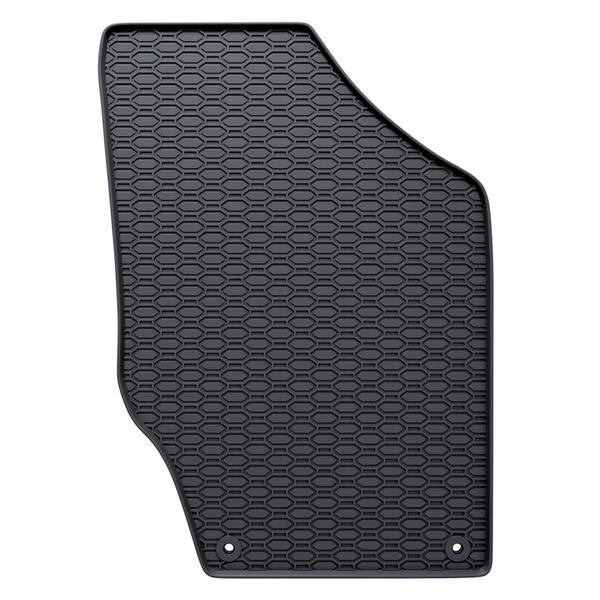 Tapis de sol en caoutchouc adapté pour Peugeot 308 I Hayon, Berline, SW (2007-2015) - tapis de voiture - noir - 4 pcs.