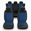 Housses de siège adaptées pour Audi A4 B5, B6, B7, B8, B9 (1995-2024) - housse siege voiture universelles - couverture siege - RYL-BL
