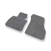 Tapis de Sol Velours adapté pour BMW X2 (2018-....) - Premium tapis de voiture - gris