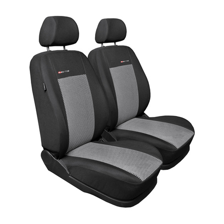 Housses de siège sur mesure adaptées pour Volkswagen Caddy III Cargo (2004-2015) seulement les sièges avant - housse siege voiture - couverture siege - E2