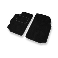 Tapis de Sol Velours adapté pour Peugeot 406 Coupé, Berline, SW (1995-2004) - Premium tapis de voiture - noir