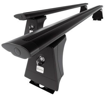 Barres de toit en aluminium adapté pour Citroen Jumper II Van (2006-2014) - Port