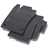 Tapis de sol en caoutchouc adapté pour Fiat Tipo Berline (2016-....) - tapis de voiture - noir - 4 pcs.