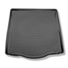 Tapis de coffre adapté pour Ford Mondeo V Hayon (01.2015-04.2022) - bac de coffre - protection de coffre voiture - avec roue de secours taille normale