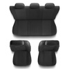 Housses de siège adaptées pour Lancia Thesis (2001-2009) - housse siege voiture universelles - couverture siege - UNE-3