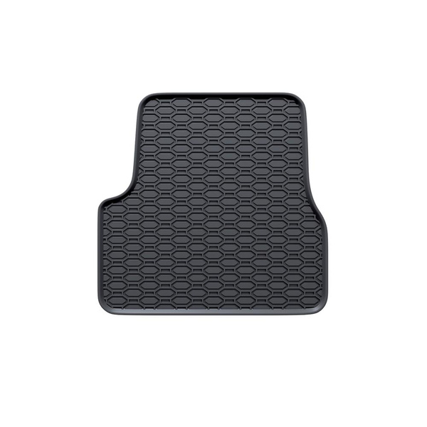 Tapis de sol en caoutchouc adapté pour Opel Corsa F Hayon (2019-....) - tapis de voiture - noir - 4 pcs.