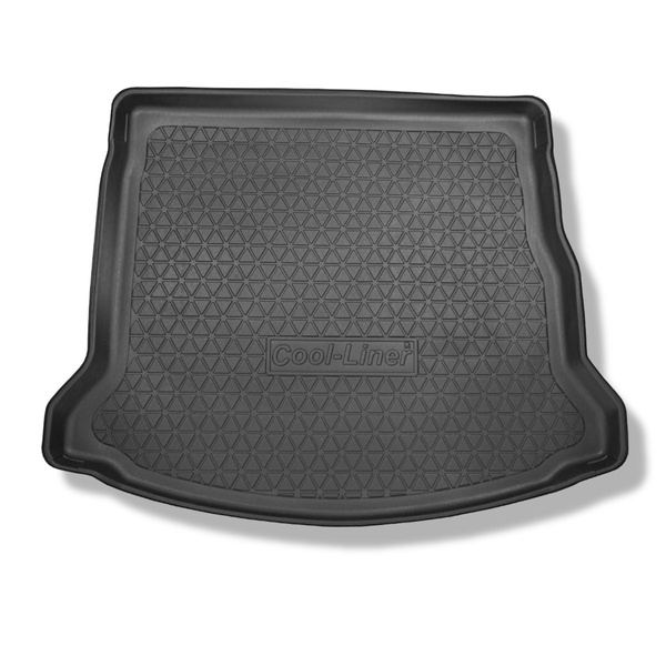 Tapis de coffre adapté pour Renault Espace V Crossover (04.2015-....) - bac de coffre - protection de coffre voiture - 5/7 places; 3e rangée abaissée