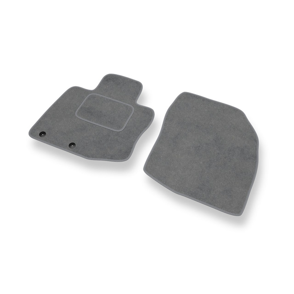 Tapis de Sol Velours adapté pour Honda Civic VIII Coupé, Hayon, Berline (2006-2011) 3 portes, 5 portes - Premium tapis de voiture - gris