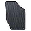 Tapis de sol en caoutchouc adapté pour Peugeot 308 I Hayon, Berline, SW (2007-2015) - tapis de voiture - noir - 4 pcs.
