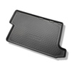 Kit tapis de coffre et tapis de voiture TPE pour: Ford Transit Custom L2 Van (01.2013- 06.2023) - Boîte de vitesse manuelle;solo anteriori;version courte et longue;Cargo 2/3 sièges version véhicule utilitaire;pour la 3ème rangée de sièges