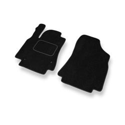 Tapis de Sol Velours adapté pour Peugeot Partner II Van (2008-2018) - Premium tapis de voiture - noir