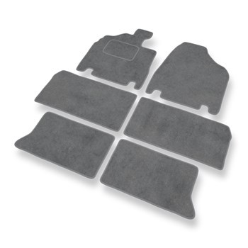 Tapis de Sol Velours adapté pour Kia Carnival II Monospace (2006-2010) - Premium