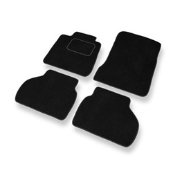 Tapis de Sol Velours adapté pour Renault Vel Satis Hayon (2001-2009) - Premium tapis de voiture - noir