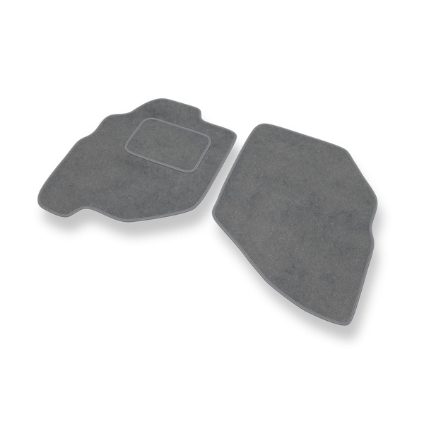 Tapis de Sol Velours adapté pour Honda Jazz II Hayon (2002-2008) - Premium tapis de voiture - gris