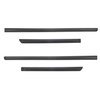 Plaques noires latérales de voiture Opel Corsa C Hayon (5 portes) - (2000-2006) - (longueur des protections: 945mm; 668mm)