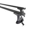 Barres de toit en acier adapté pour Ford Mondeo mk IV Break (2007-2014) - Porte-Bagages de Voiture noir - toit normal