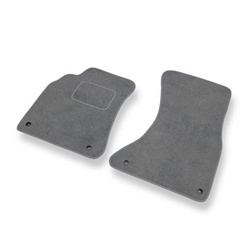 Tapis de Sol Velours adapté pour Audi A4 IV B8 Avant, Berline (2008-2015) - Premium tapis de voiture - gris