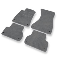 Tapis de Sol Velours adapté pour Audi A5 II F5 (2016-2024) - Premium tapis de voiture - gris