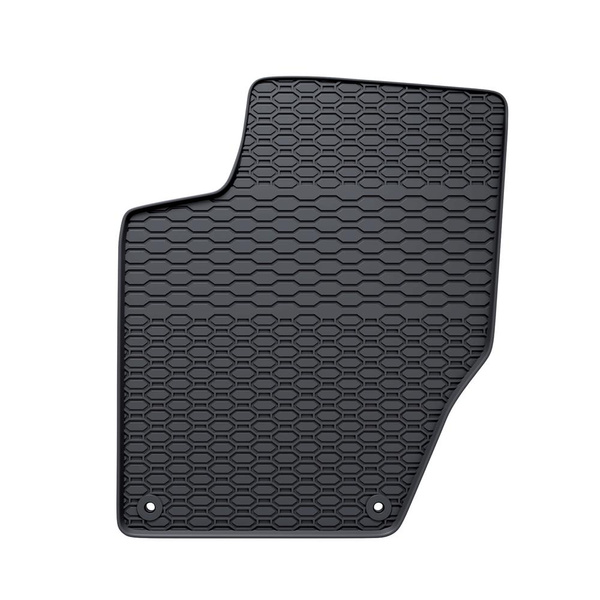 Tapis de sol en caoutchouc adapté pour Peugeot 308 I Hayon, Berline, SW (2007-2015) - tapis de voiture - noir - 4 pcs.