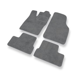 Tapis de Sol Velours adapté pour Opel Astra F Caravan, Hayon, Cabriolet, Berline (1991-2002) - Premium tapis de voiture - gris