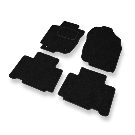 Tapis de Sol Feutres adapté pour Toyota RAV4 IV (2012-2018) - tapis de voiture - noir