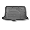 Tapis de coffre adapté pour Hyundai Veloster Coupé (07.2011-12.2016) - bac de coffre - protection de coffre voiture - avec / sans caisson de graves ; possibilité de couper la cavité gauche