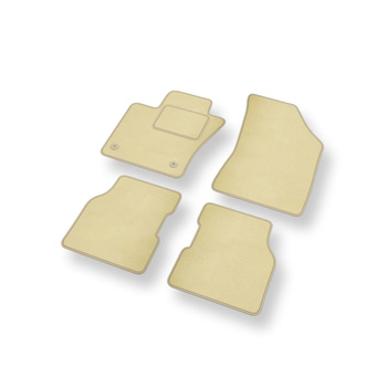 Tapis de Sol Velours adapté pour Jeep Compass II SUV (2016-....) - Premium tapis