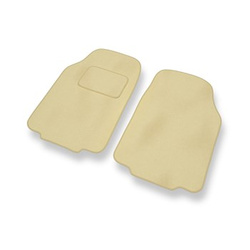 Tapis de Sol Velours adapté pour Subaru Justy IV Hayon (2007-2010) - Premium tapis de voiture - beige