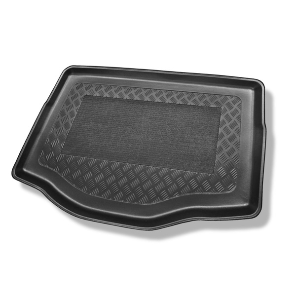 Tapis de coffre adapté pour Ssangyong Tivoli SUV (03.2015-2018) - bac de coffre - protection de coffre voiture - coffre supérieur (avec plancher multi-fonctions)