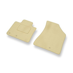 Tapis de Sol Velours adapté pour Kia Sorento II SUV (2009-2015) - Premium tapis de voiture - beige