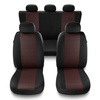 Housses de siège adaptées pour Peugeot 207 (2006-2013) - housse siege voiture universelles - couverture siege - PF-RD