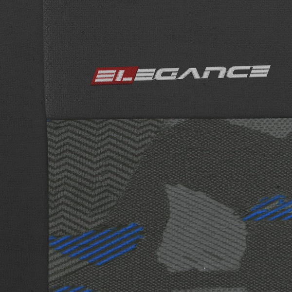 Housses de siège adaptées pour Renault Koleos I, II (2008-2023) - housse siege voiture universelles - couverture siege - UNE-BL