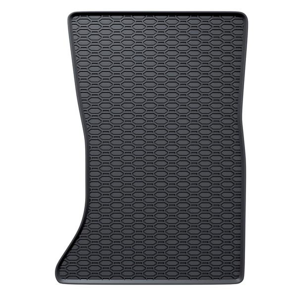 Tapis de sol en caoutchouc adapté pour BMW 5 F10, F11 Berline, Touring (2013-2017) - tapis de voiture - noir - 4 pcs.