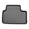 Tapis de sol en TPE adapté pour Volvo C40 Recharge SUV (12.2021-....) - tapis de voiture - noir