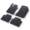 Tapis de sol en caoutchouc adapté pour Peugeot 308 II SW (2013-2021) - tapis de voiture - noir - 4 pcs.