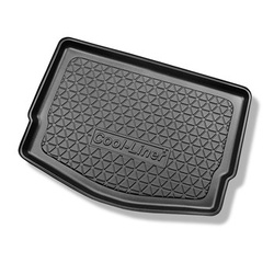 Tapis de coffre adapté pour Nissan Note E12 Hayon (10.2013-03.2016) - bac de coffre - protection de coffre voiture - pour les modèles sans plancher amovible (Visia)
